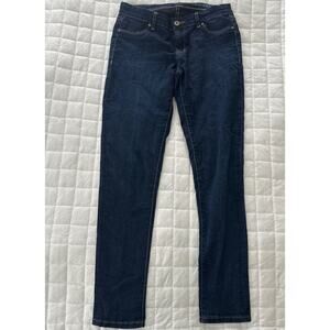 BLANK NYC Jeans Womens Skinny Low Rise Dark Wash Lightweight Stretch | 28